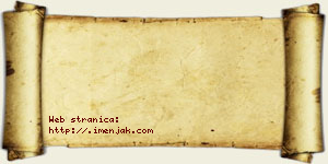 Jovanka Tomić vizit kartica